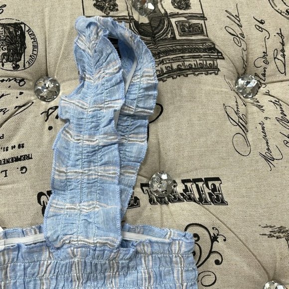 PLANET GOLD Smocked Tank Top(Plus Size) - Picture 5 of 9